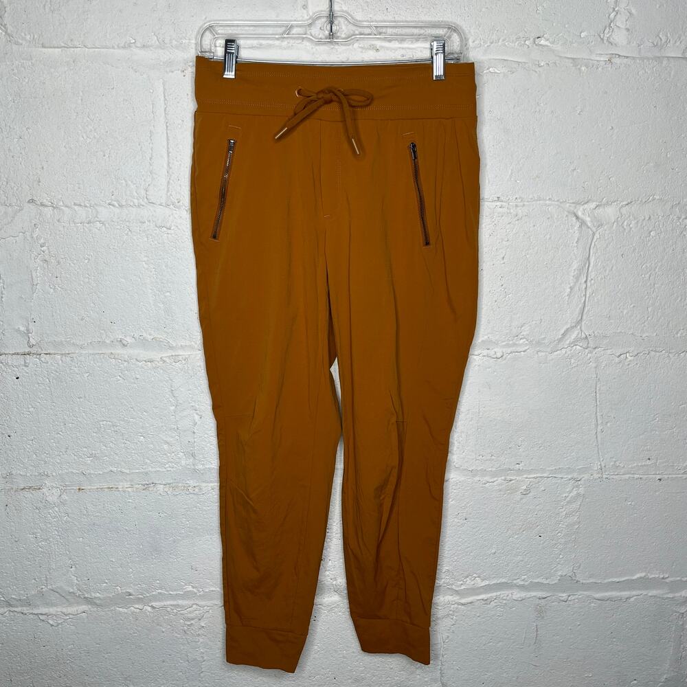 Athleta Women's Trekkie North Jogger Mustard Yellow Drawstring Pants Size 4